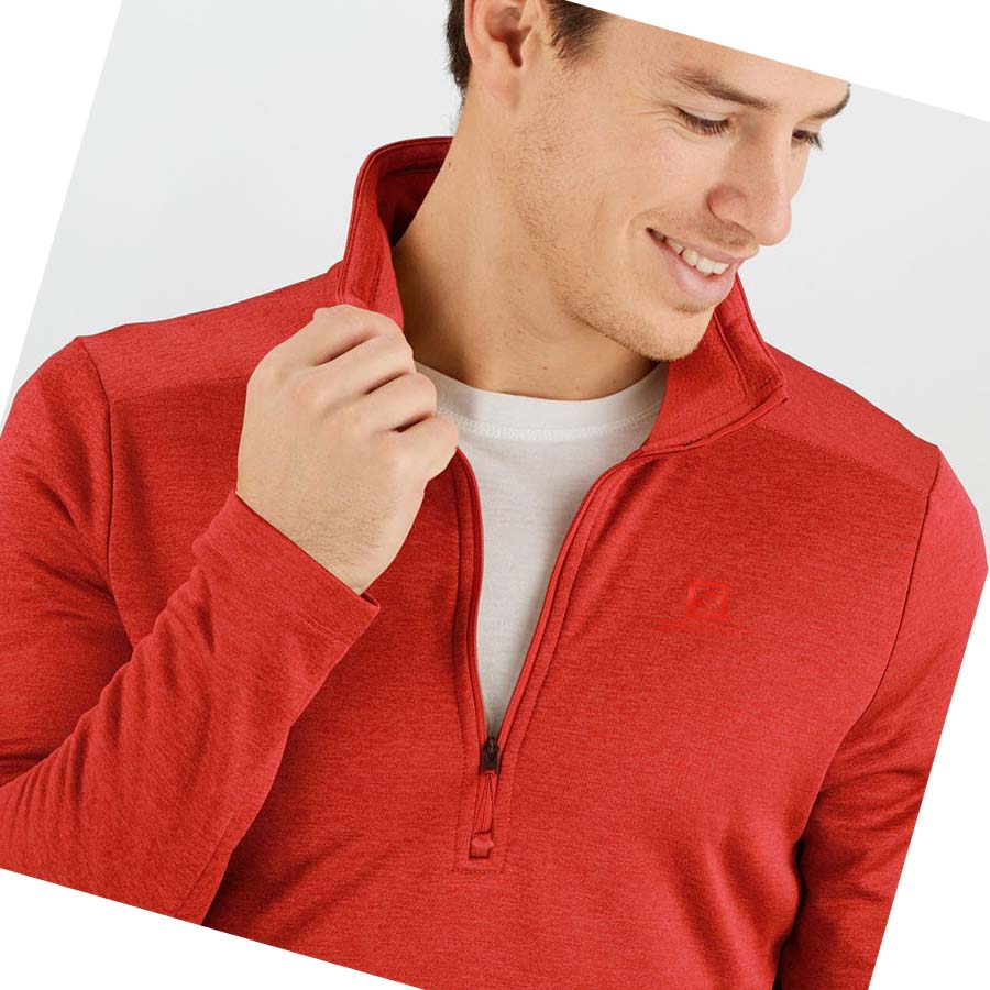 Sudadera Con Capucha Salomon ESSENTIAL LIGHTWARM SEAMLESS Hombre Naranjas | MX 3209JPQ